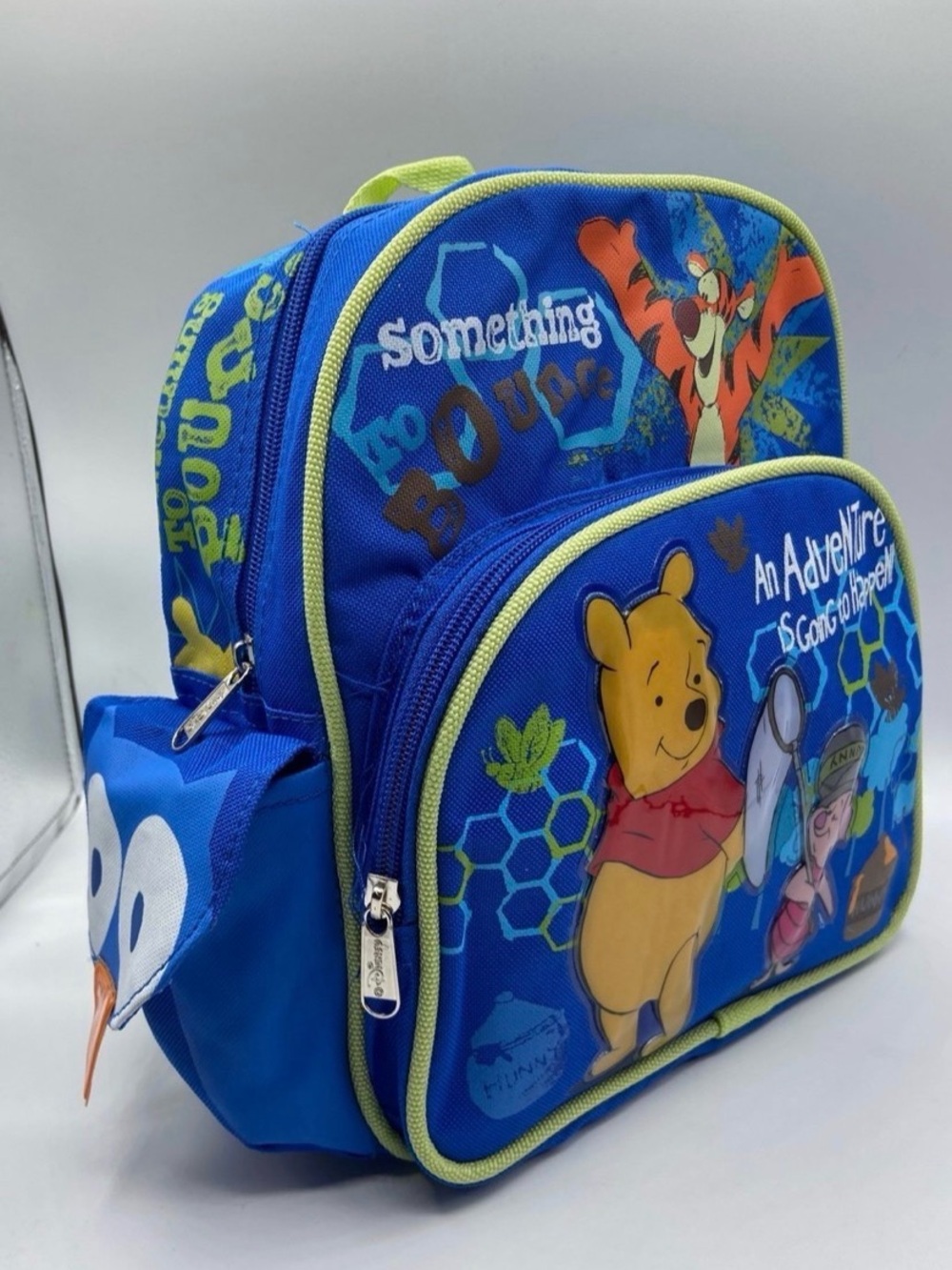Kids Blue Winnie the Pooh Mini-Backpack 10”H x 8”W